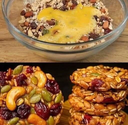Galletas de Avena con Nueces y Pasas Sin Azúca