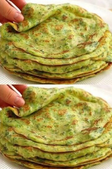 Panqueques de Calabacín y Queso