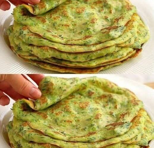 Panqueques de Calabacín y Queso