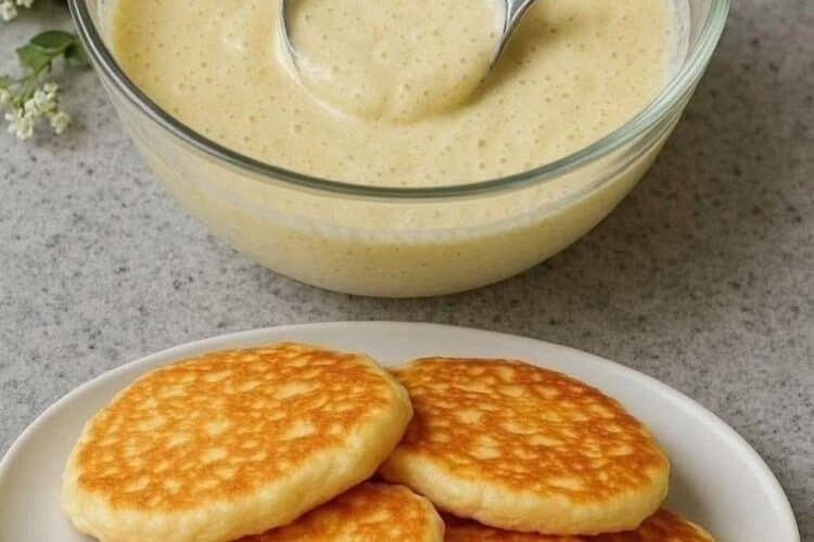 Panqueques esponjosos de manzana