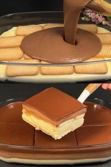 Pastel frio de galletas Maria