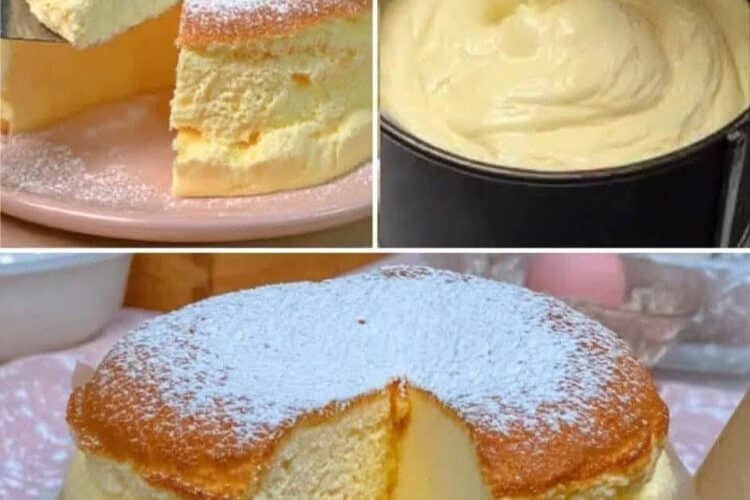 Tarta de queso de algodón japonesa