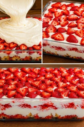 Tiramisú de fresa listo en 10 minutos, ¡delicioso!