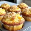 muffins de piña hawaianos