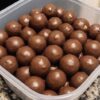 Bolitas de mantequilla de maní sin horno