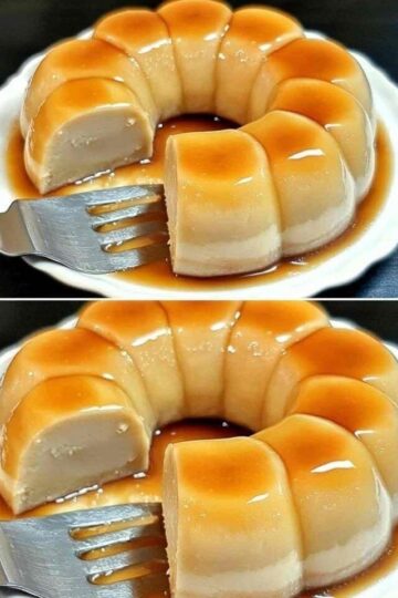 POSTRE CASERO DE PLÁTANO Y LECHE