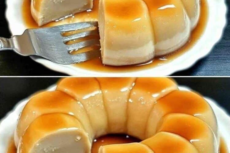 POSTRE CASERO DE PLÁTANO Y LECHE