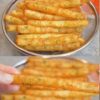 Papas Fritas con Queso Hechas con Papas Hervidas