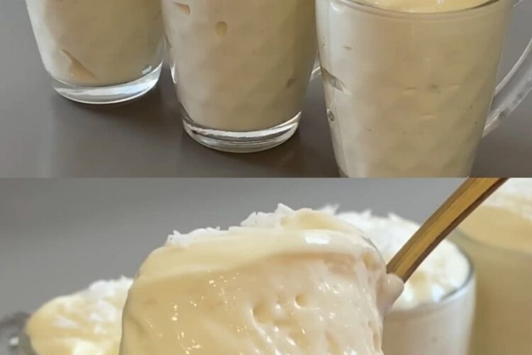 Postre Cremoso de Coco Casero